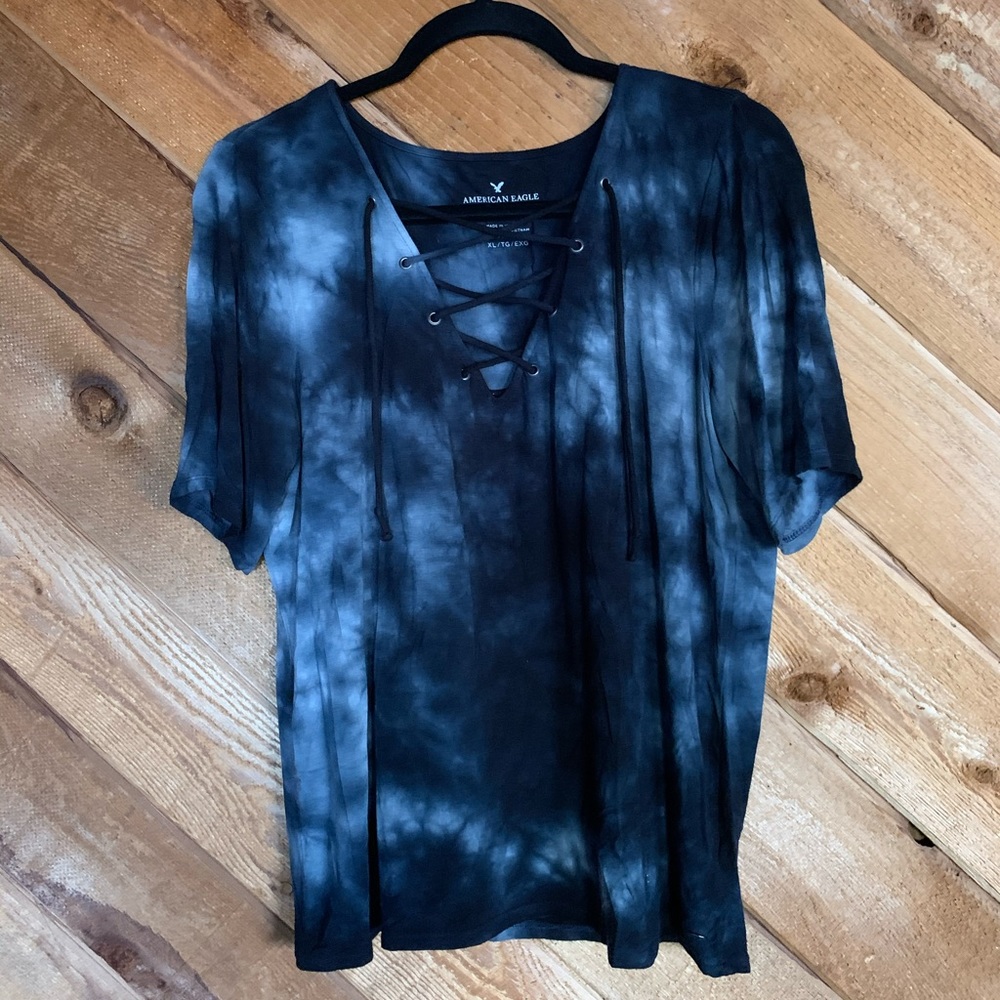 Blue Tie-dye T-shirt
